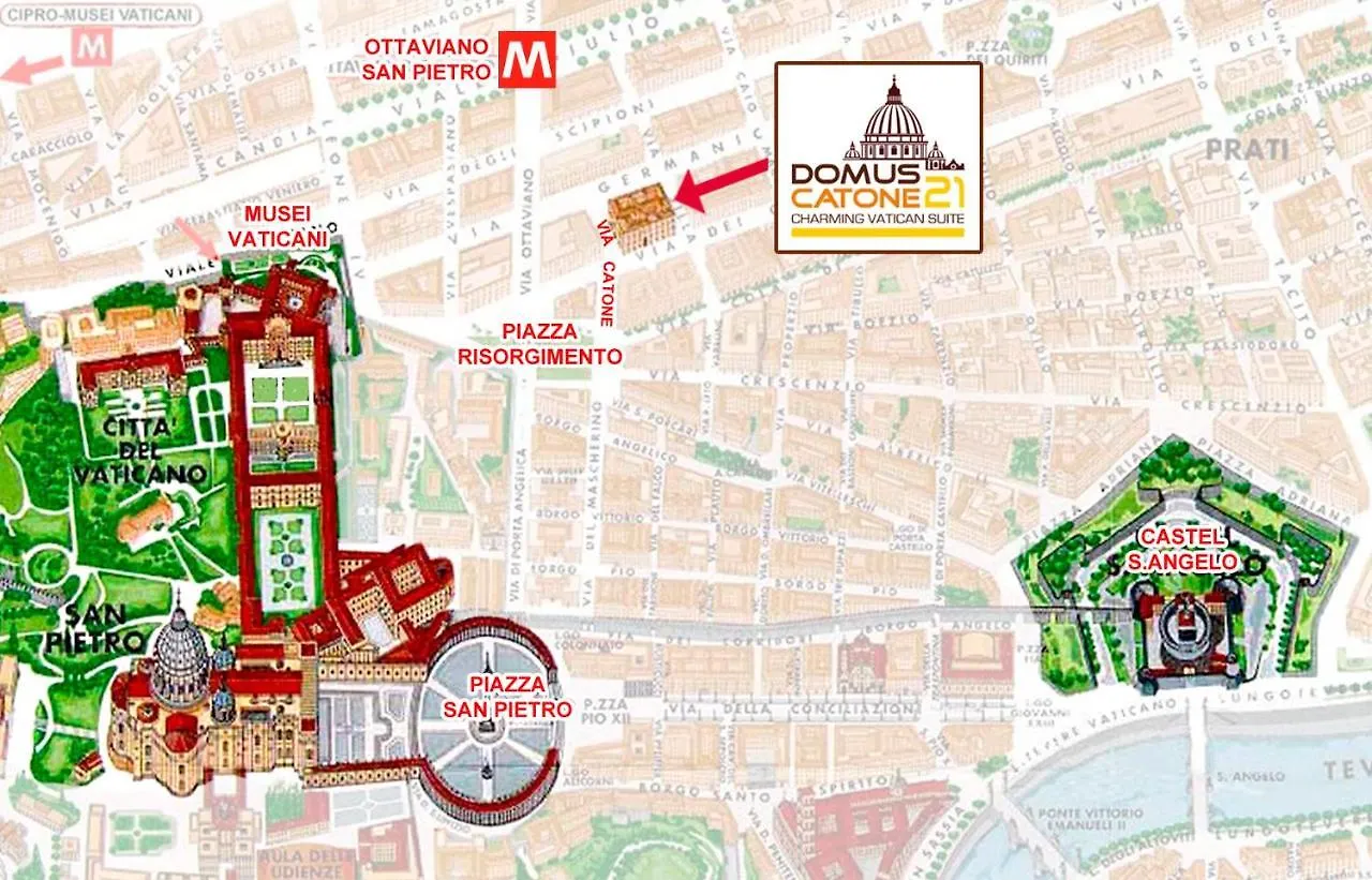Appartamento Domus Catone 21 Roma